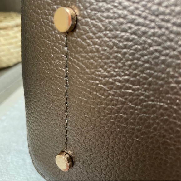 kate spade Eva Bucket bag satchel removable adjustable crossbody small/mini ash - Picture 15 of 15